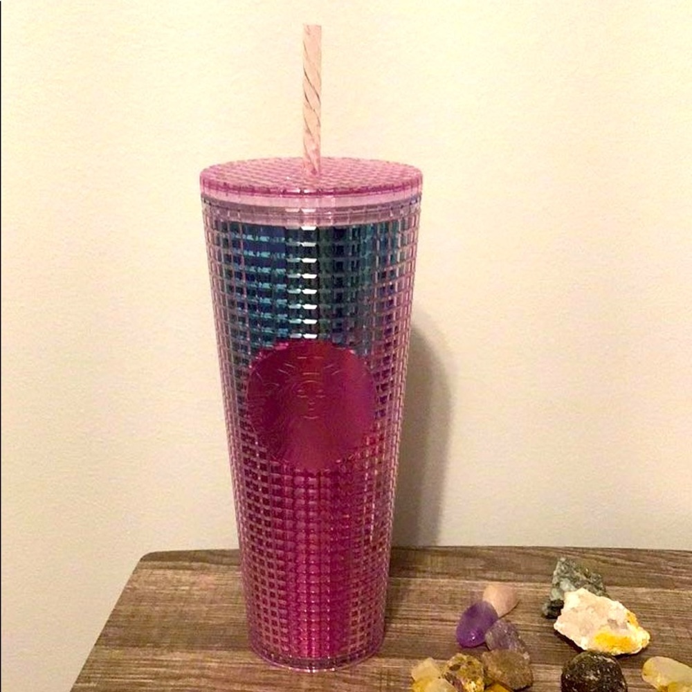 Starbucks 2021 Pink CottonCandy Iridescent Tumbler